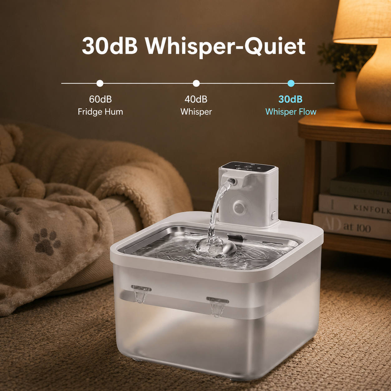 Whisper Flow - Wireless Pet Fountain