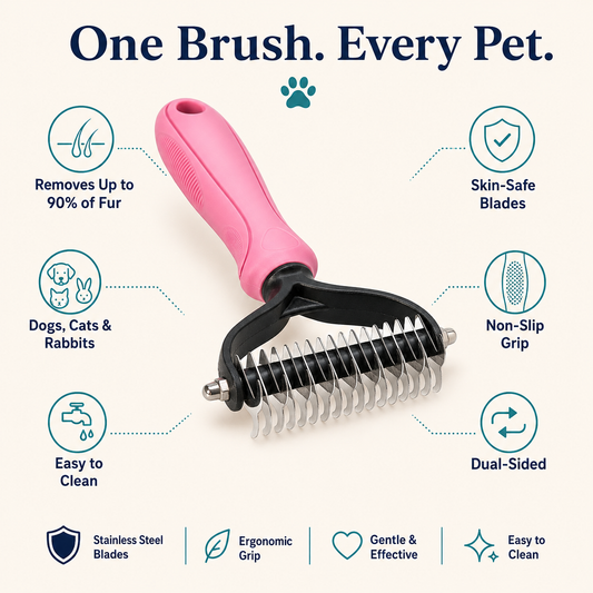 PawFlowz Pro - Deshedding Brush