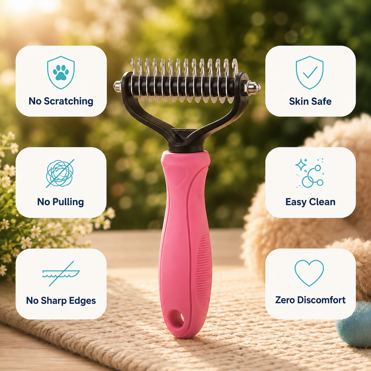 PawFlowz Pro - Deshedding Brush